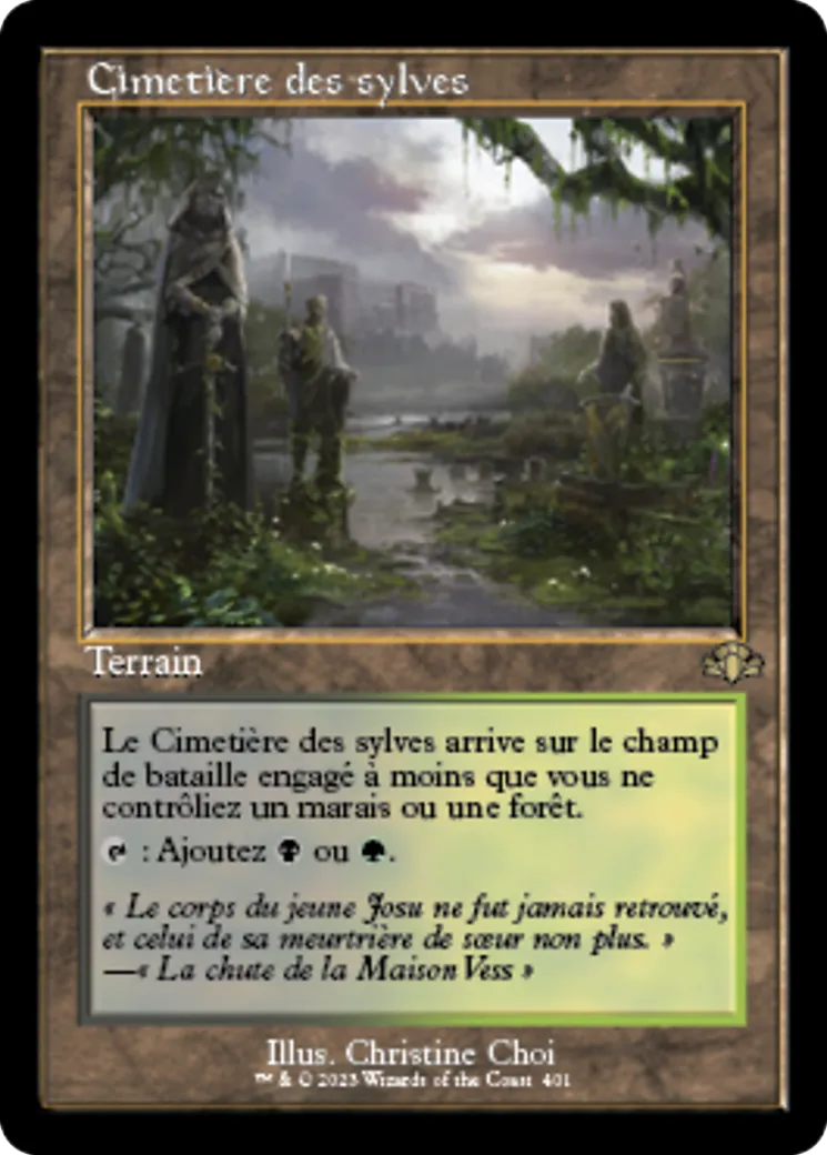 Cimetière des sylves — Dominaria Remastered — Magic: The Gathering