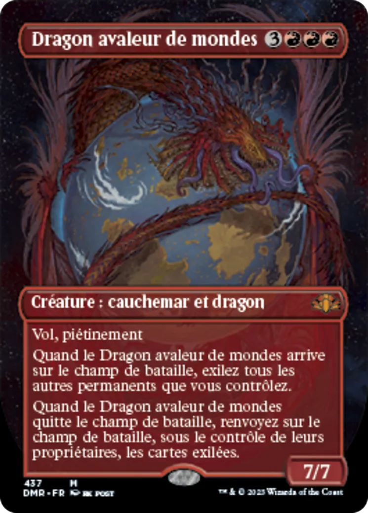 Dragon avaleur de mondes — Dominaria Remastered — Magic: The Gathering