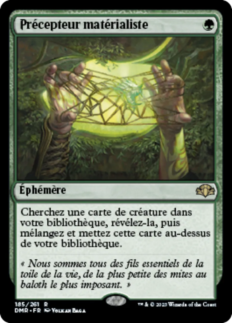 Précepteur matérialiste — Dominaria Remastered — Magic: The Gathering