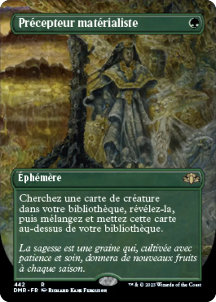 Précepteur matérialiste — Dominaria Remastered — Magic: The Gathering