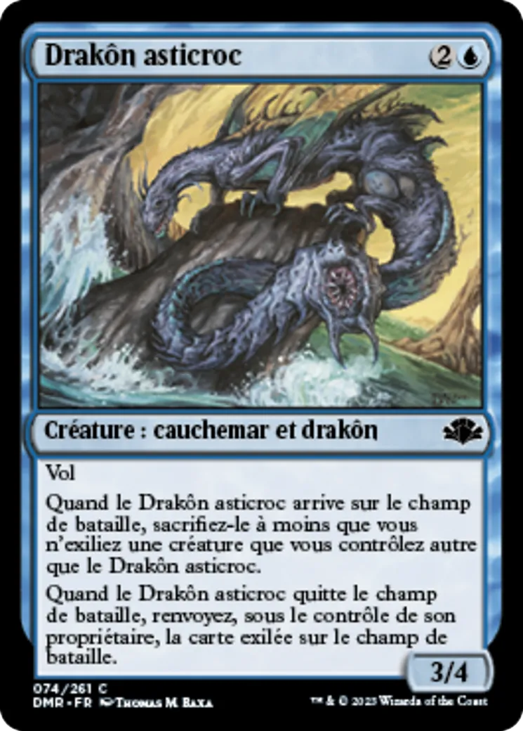 Drakôn asticroc — Dominaria Remastered — Magic: The Gathering