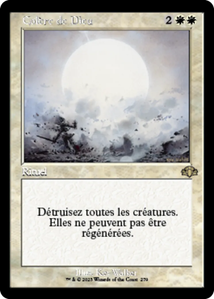 Colère de Dieu — Dominaria Remastered — Magic: The Gathering