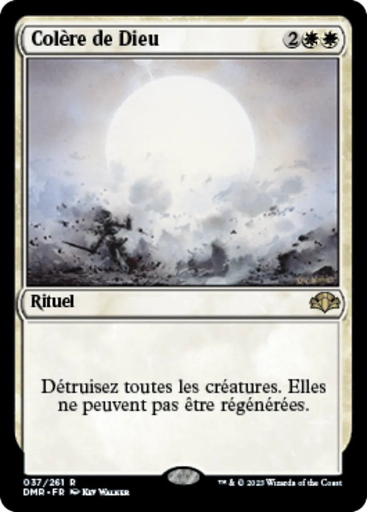Colère de Dieu — Dominaria Remastered — Magic: The Gathering