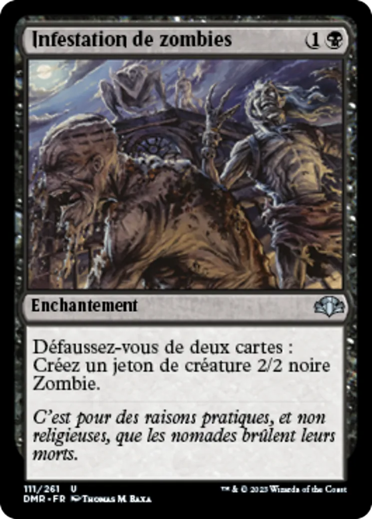 Infestation de zombies — Dominaria Remastered — Magic: The Gathering