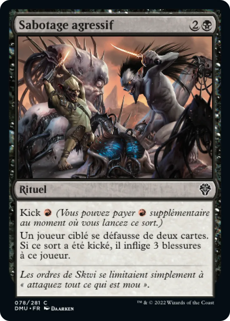 Sabotage agressif — Dominaria United — Magic: The Gathering