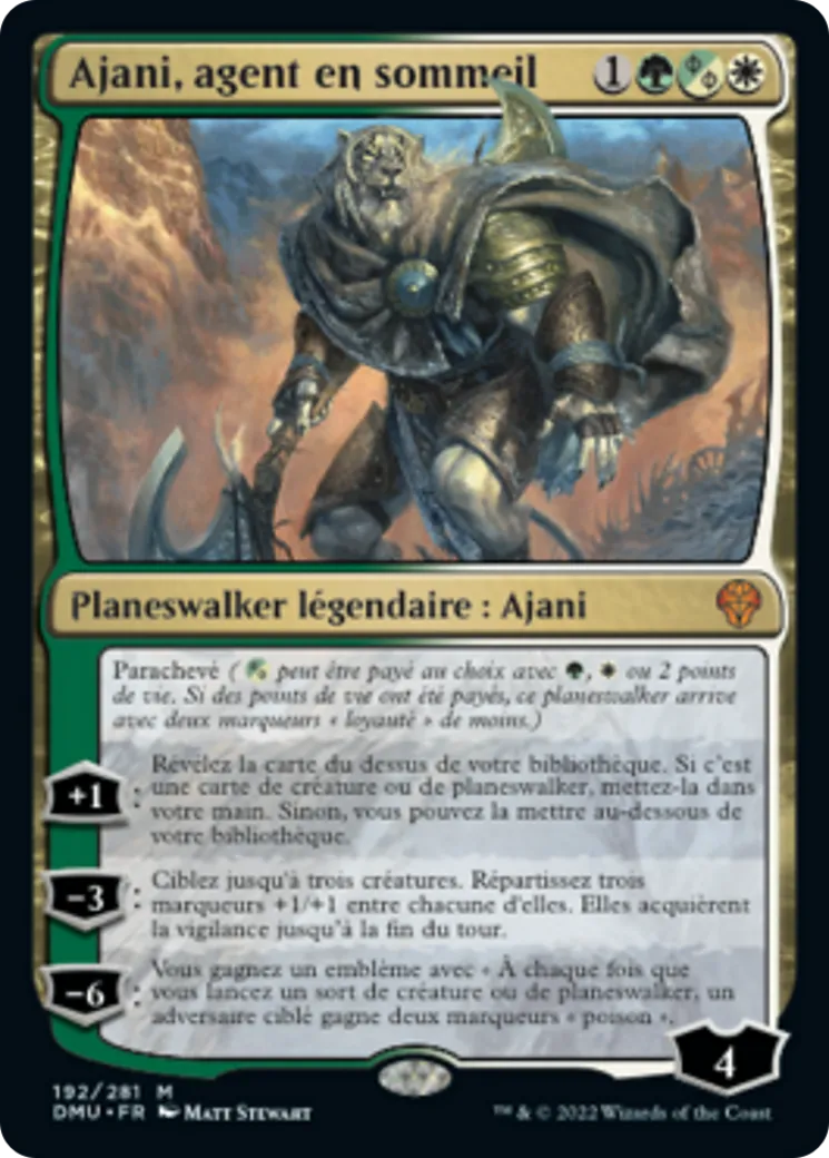Ajani, Sleeper Agent — Dominaria United — Magic: The Gathering
