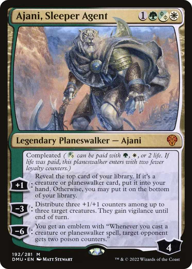 Ajani, Sleeper Agent — Dominaria United — Magic: The Gathering