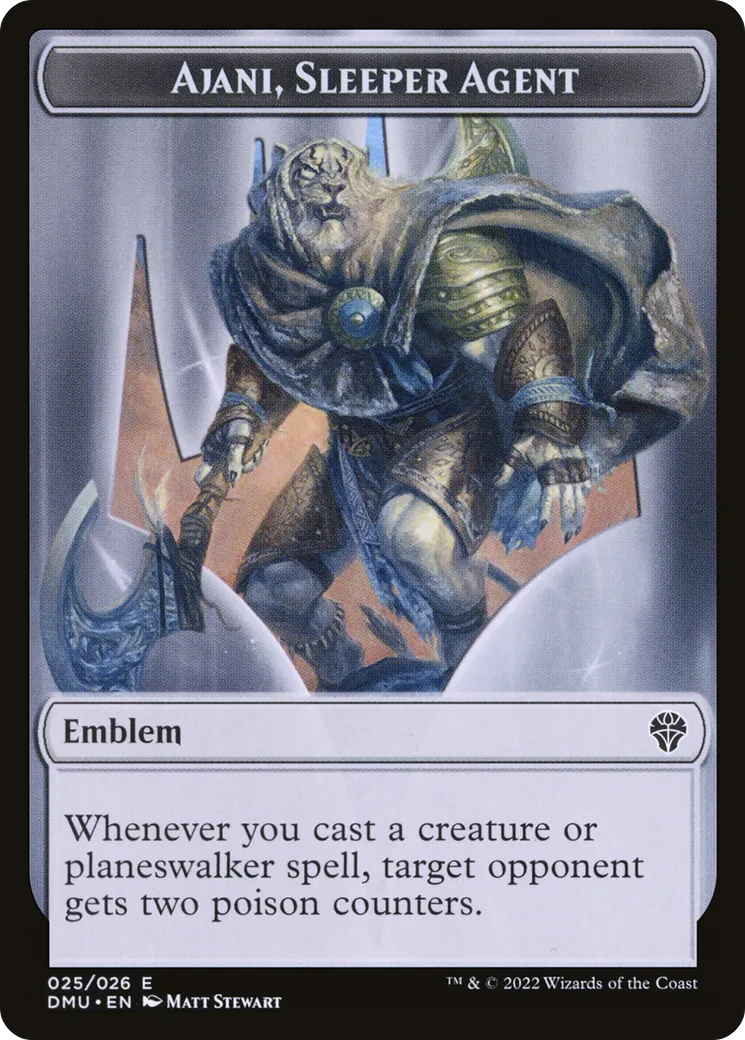 Ajani, Sleeper Agent Emblem — Dominaria United — Magic: The Gathering