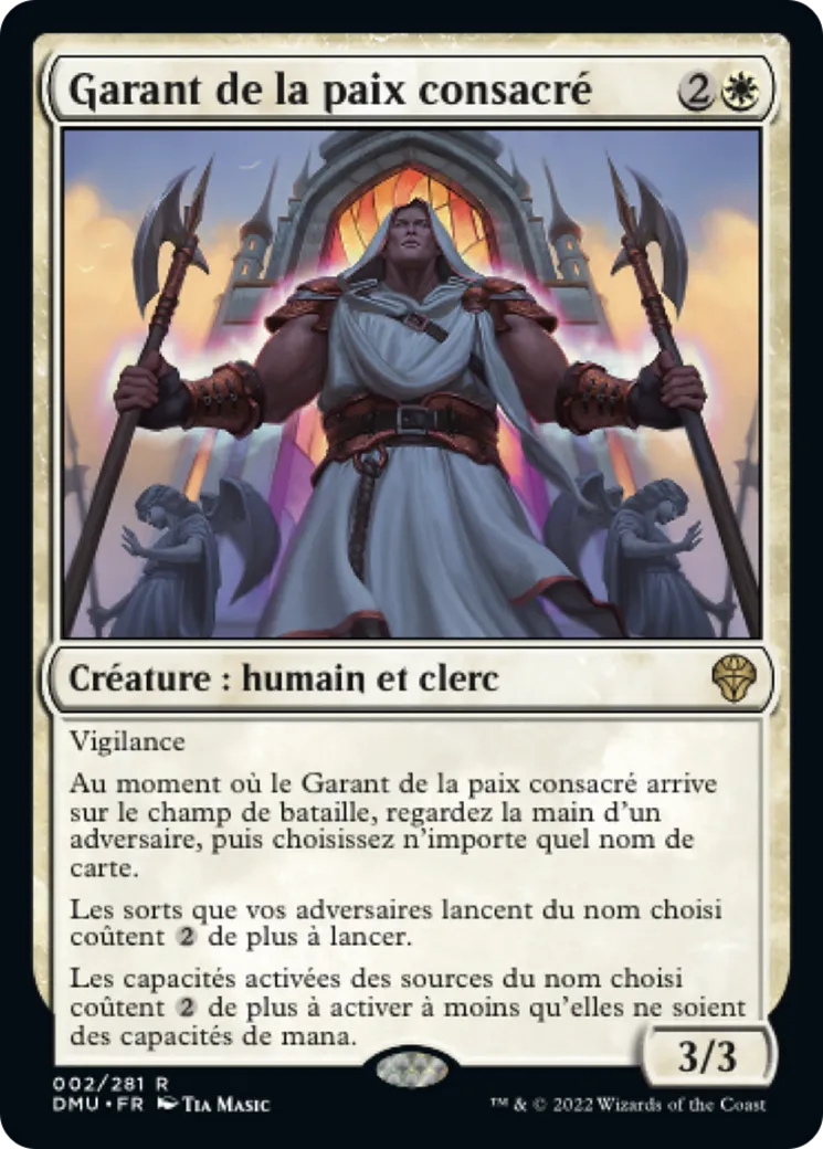 Garant de la paix consacré — Dominaria United — Magic: The Gathering