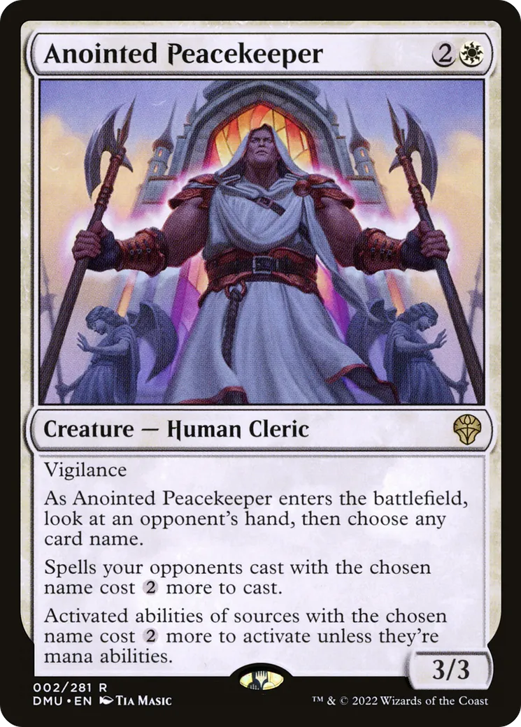 Anointed Peacekeeper — Dominaria United — Magic: The Gathering