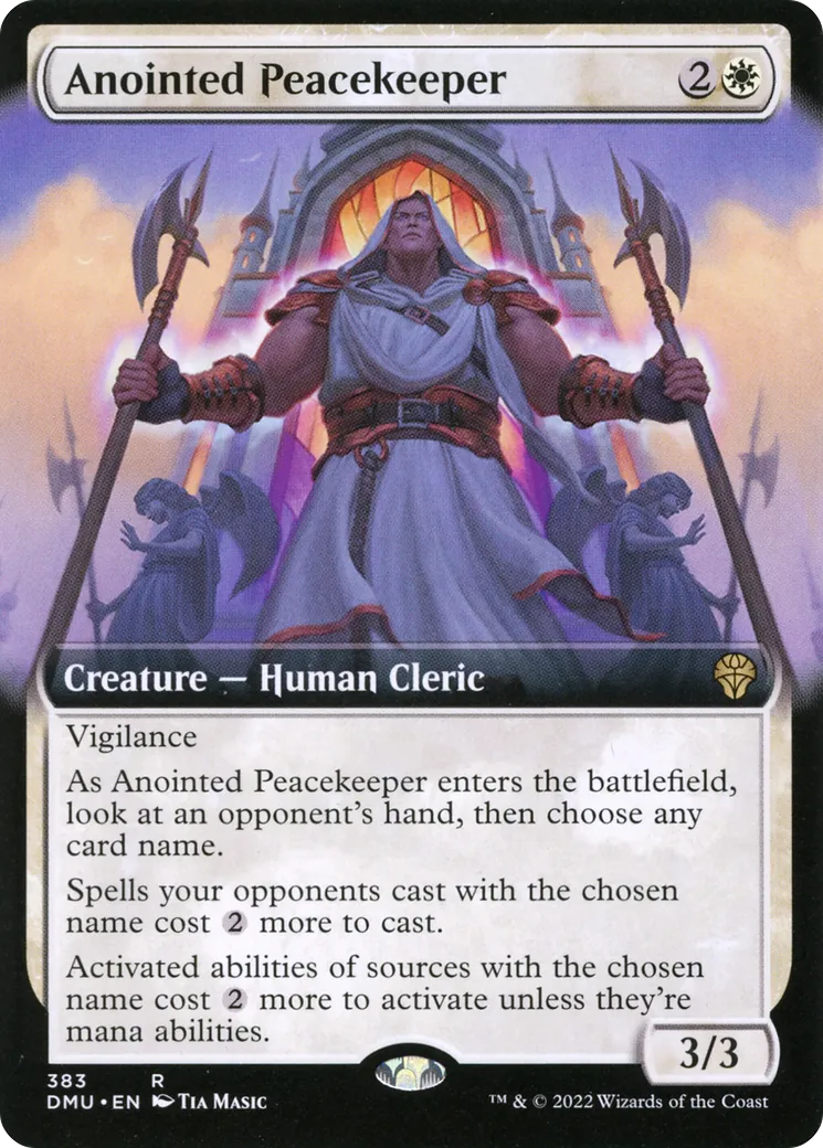Anointed Peacekeeper — Dominaria United — Magic: The Gathering