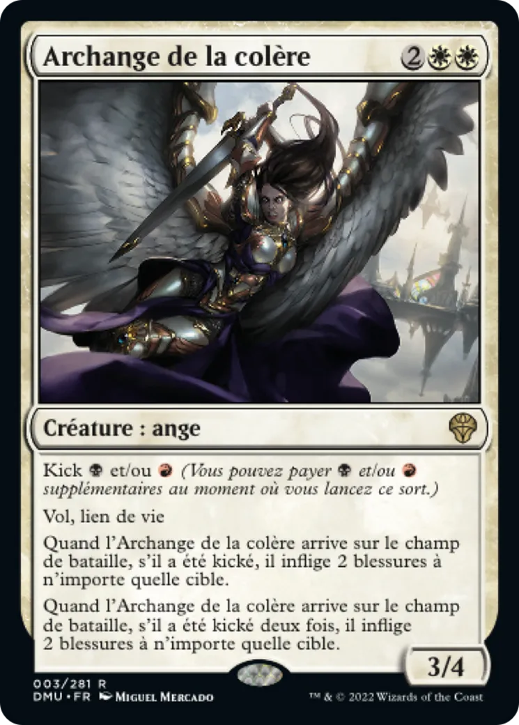 Archange de la colère — Dominaria United — Magic: The Gathering