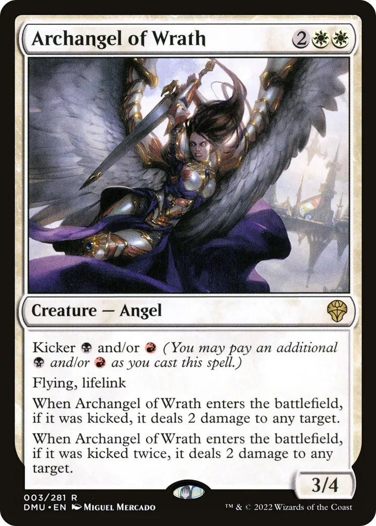 Archange de la colère — Dominaria United — Magic: The Gathering