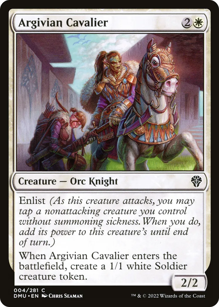 Argivian Cavalier — Dominaria United — Magic: The Gathering