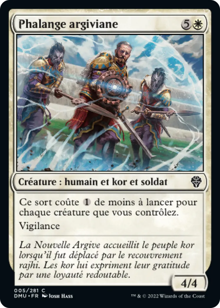 Phalange argiviane — Dominaria United — Magic: The Gathering