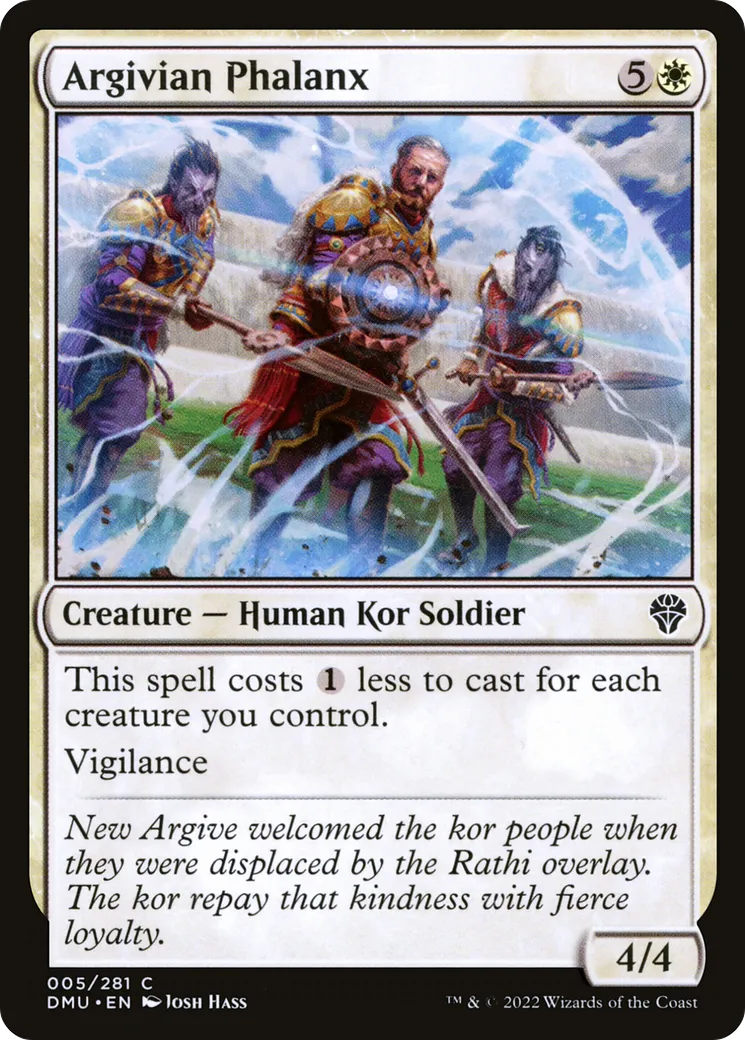 Argivian Phalanx — Dominaria United — Magic: The Gathering