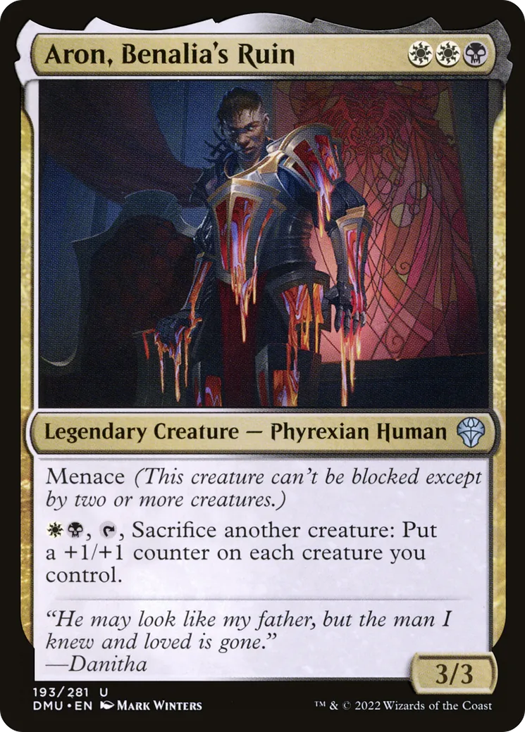 Aron, Benalia's Ruin — Dominaria United — Magic: The Gathering