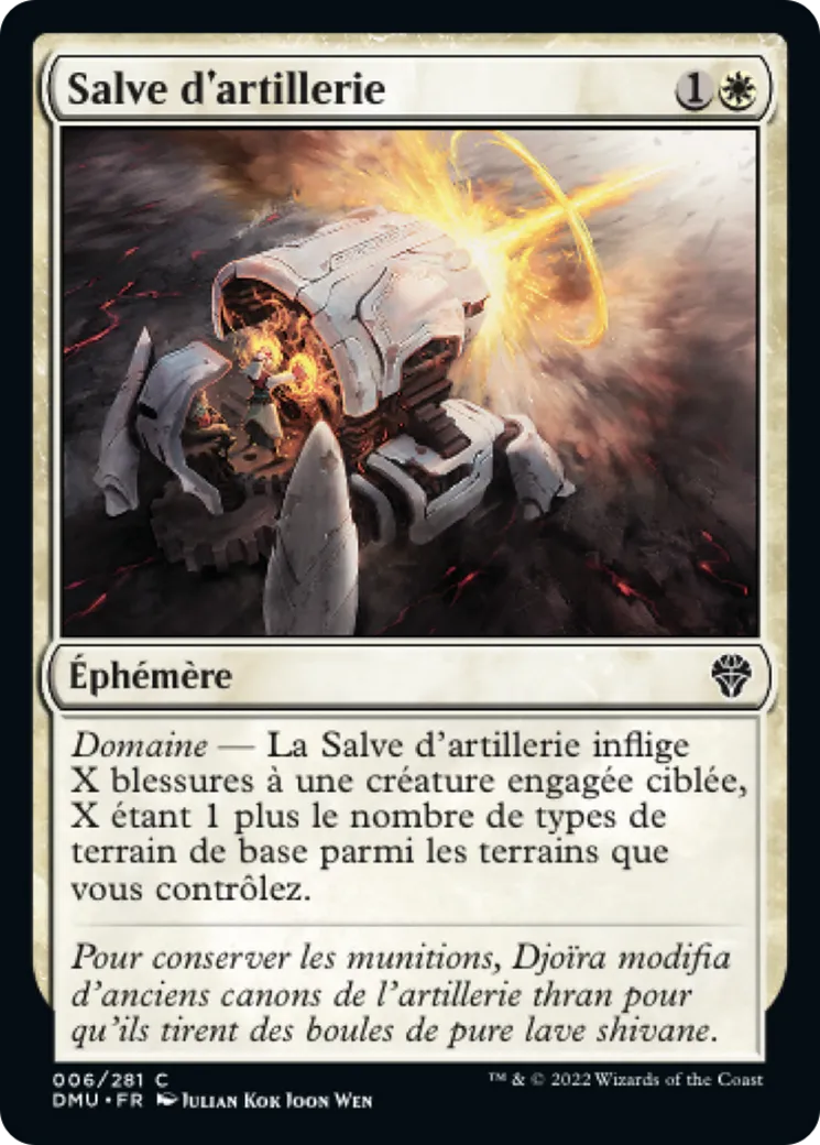 Salve d'artillerie — Dominaria United — Magic: The Gathering