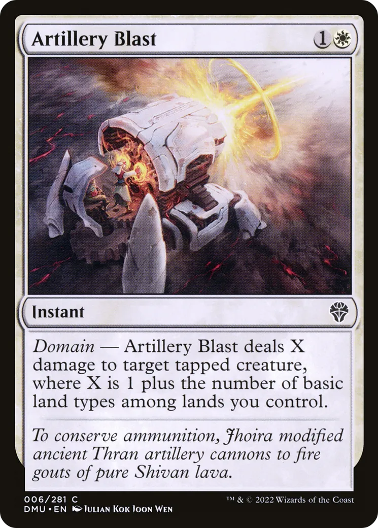 Artillery Blast — Dominaria United — Magic: The Gathering