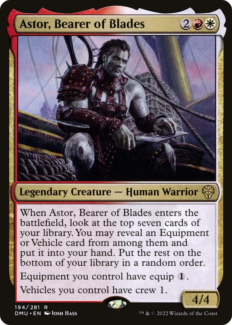 Astor, porteur de lames — Dominaria United — Magic: The Gathering