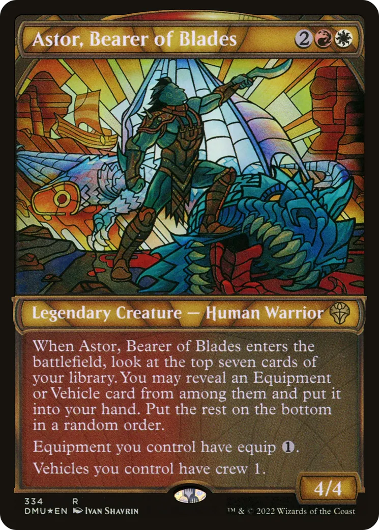 Astor, Bearer of Blades — Dominaria United — Magic: The Gathering