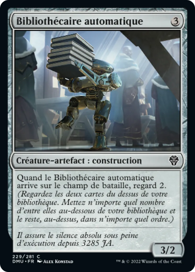 Bibliothécaire automatique — Dominaria United — Magic: The Gathering