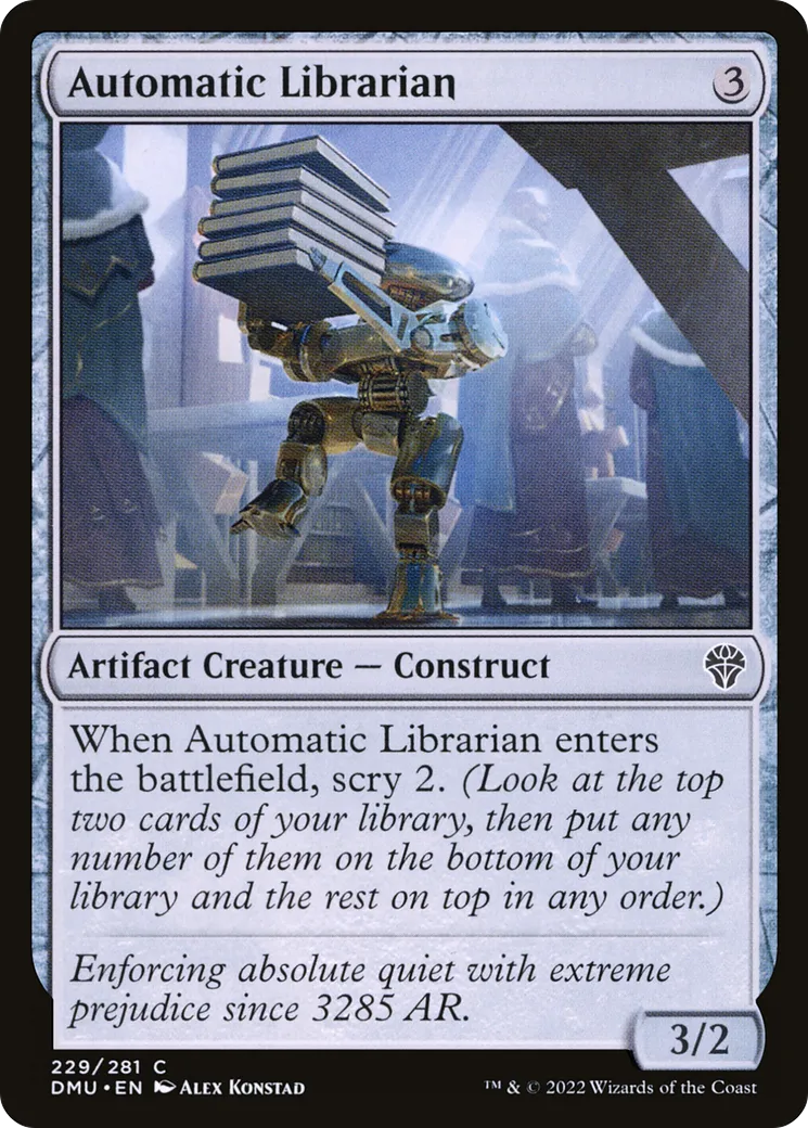Bibliothécaire automatique — Dominaria United — Magic: The Gathering