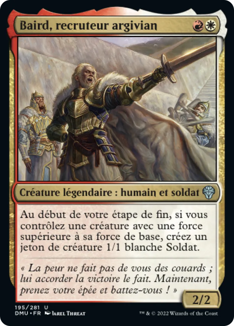 Baird, recruteur argivian — Dominaria United — Magic: The Gathering