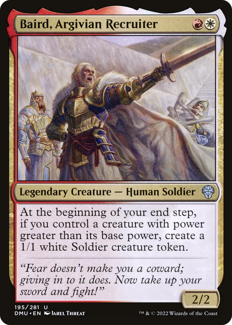 Baird, recruteur argivian — Dominaria United — Magic: The Gathering