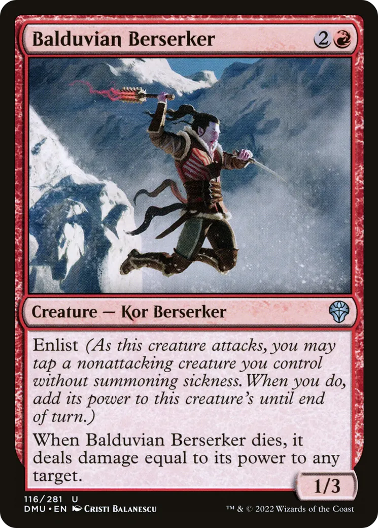 Berserker balduvian — Dominaria United — Magic: The Gathering