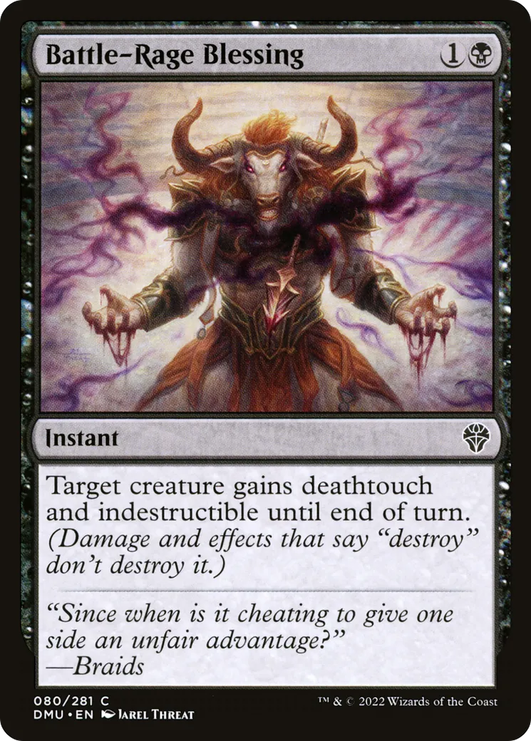 Battle-Rage Blessing — Dominaria United — Magic: The Gathering