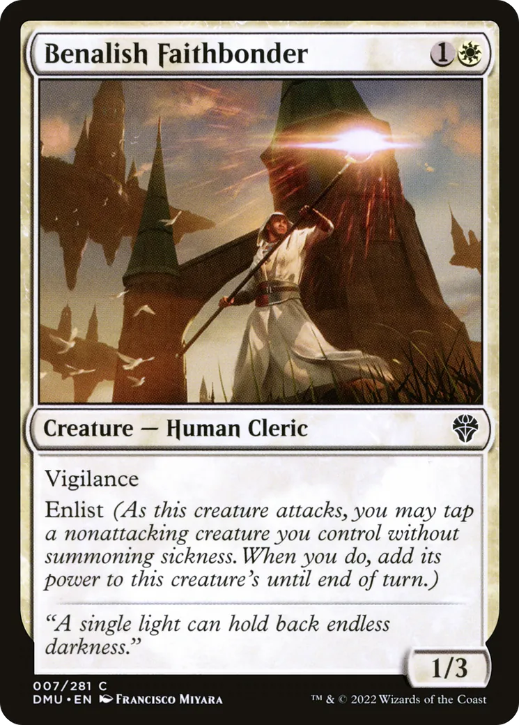 Benalish Faithbonder — Dominaria United — Magic: The Gathering