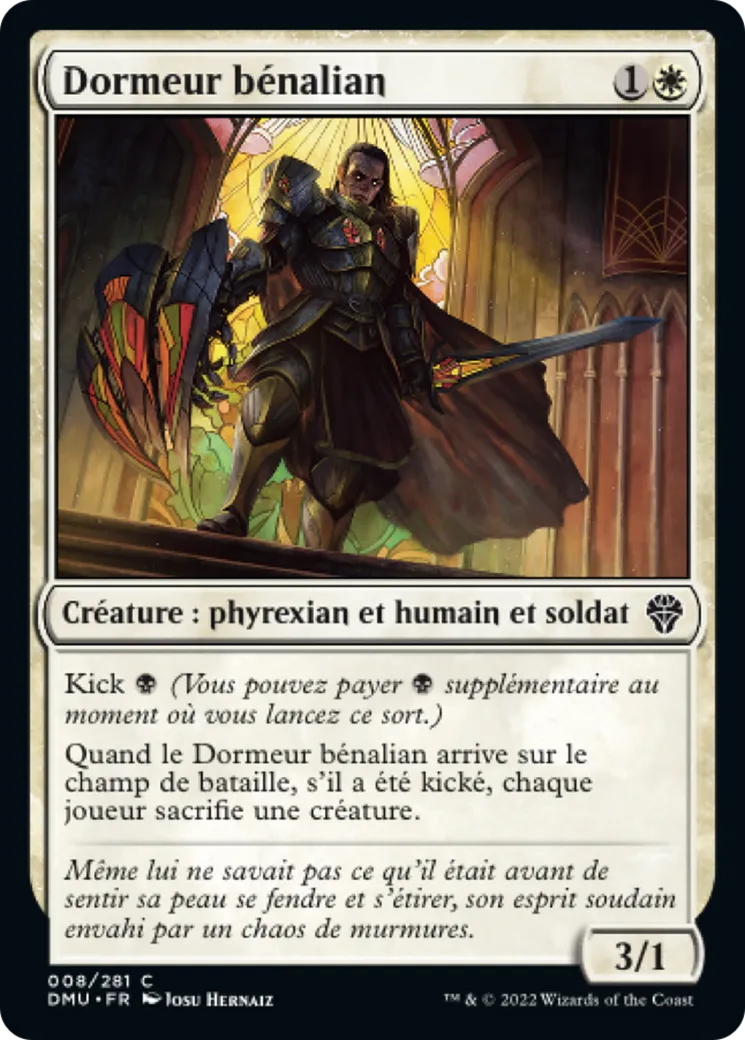 Dormeur bénalian — Dominaria United — Magic: The Gathering