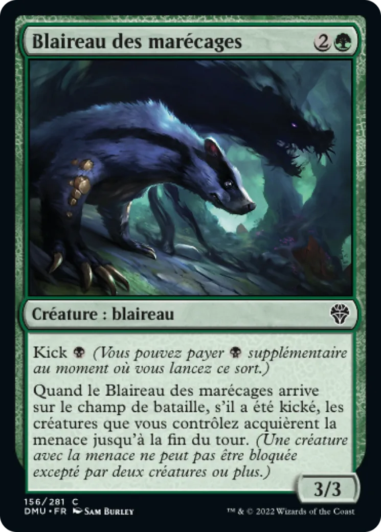 Blaireau des marécages — Dominaria United — Magic: The Gathering