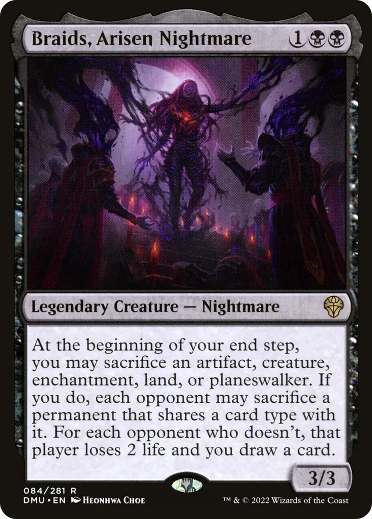 Braids, Arisen Nightmare — Dominaria United — Magic: The Gathering