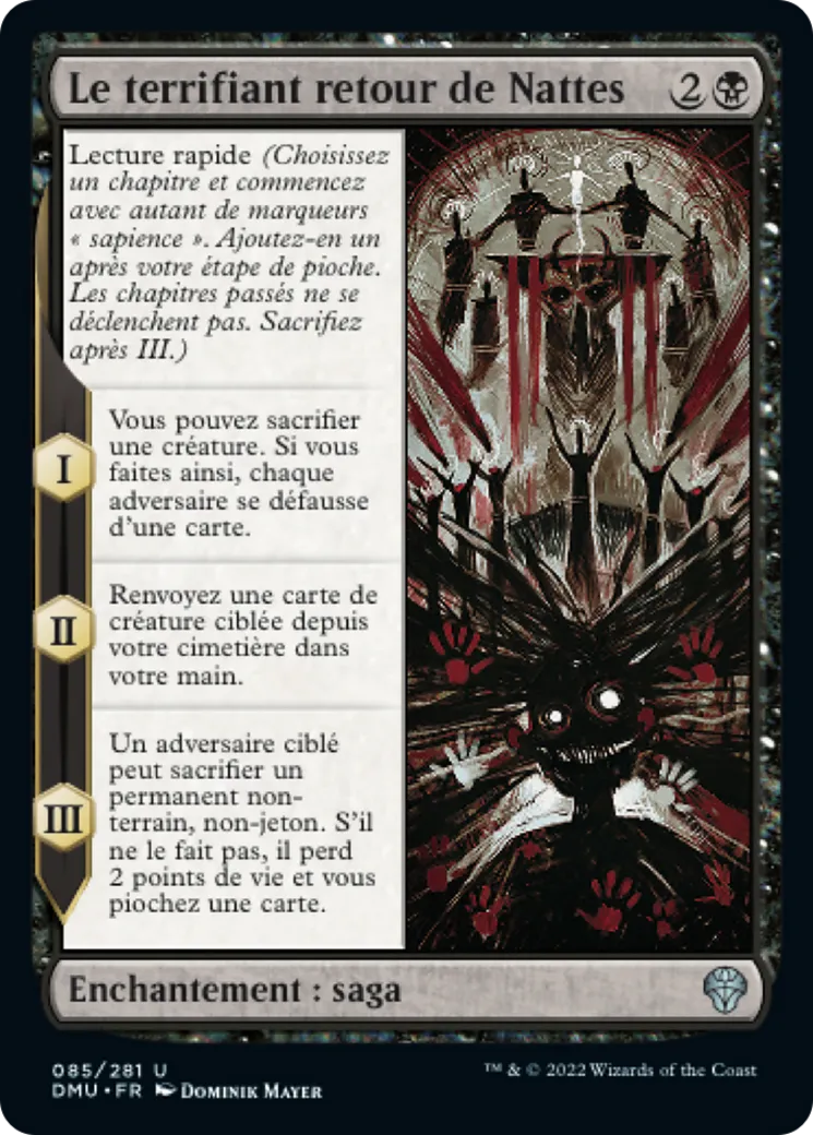 Le terrifiant retour de Nattes — Dominaria United — Magic: The Gathering
