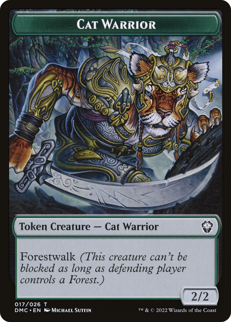 Cat Warrior — Dominaria United — Magic: The Gathering