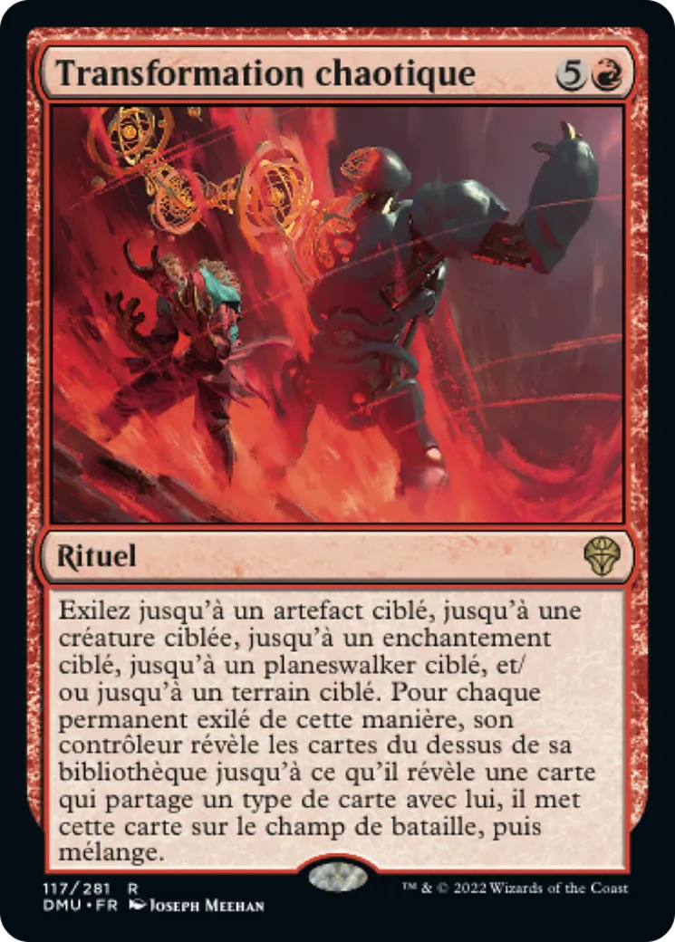 Transformation chaotique — Dominaria United — Magic: The Gathering
