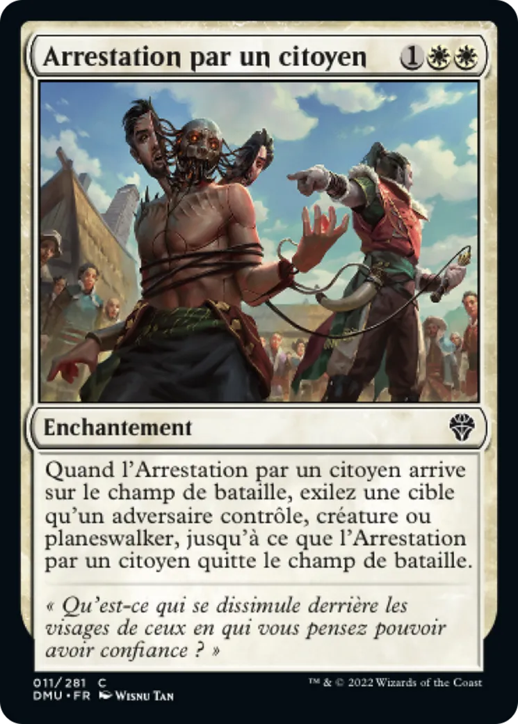 Arrestation par un citoyen — Dominaria United — Magic: The Gathering