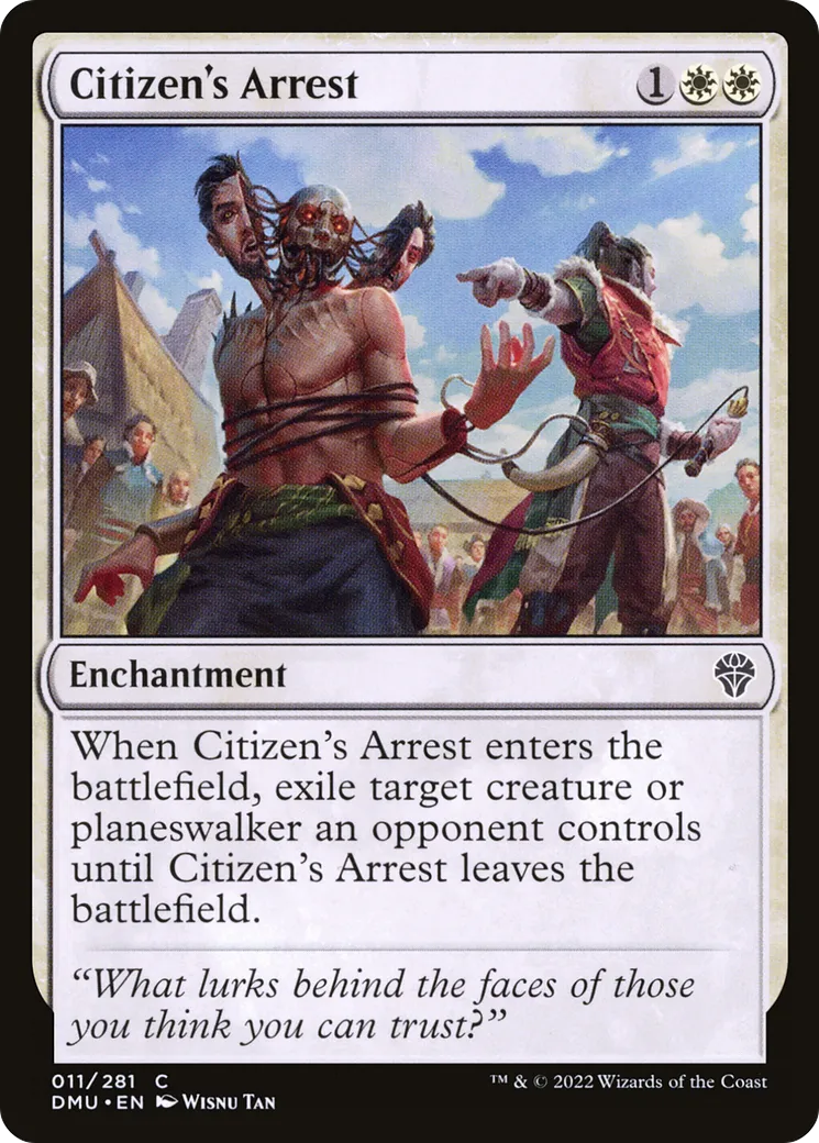 Arrestation par un citoyen — Dominaria United — Magic: The Gathering