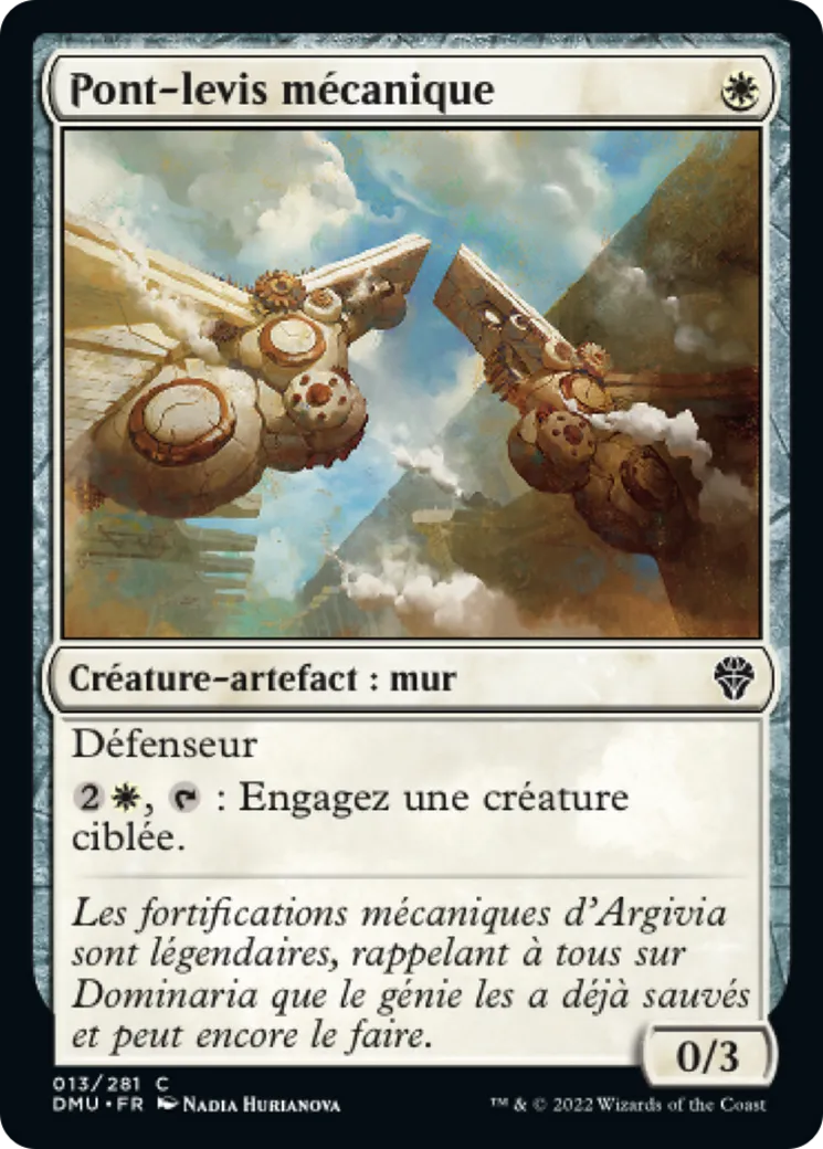 Pont-levis mécanique — Dominaria United — Magic: The Gathering