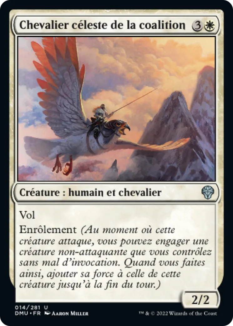 Chevalier céleste de la coalition from Dominaria United - Magic: The Gathering