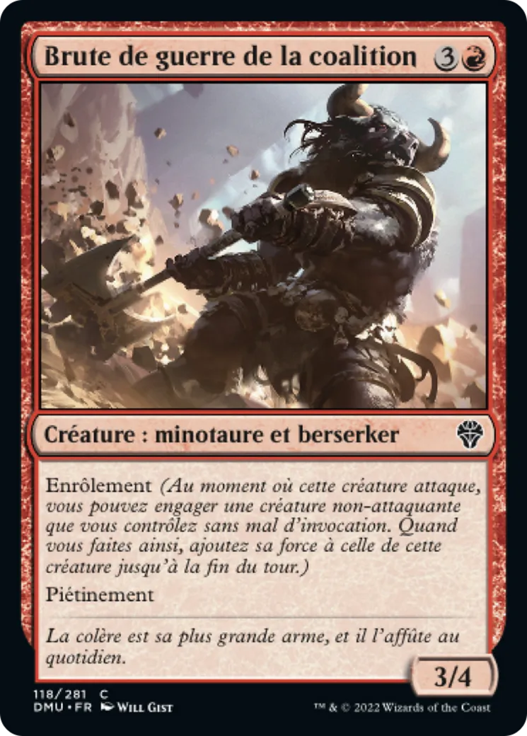 Brute de guerre de la coalition — Dominaria United — Magic: The Gathering
