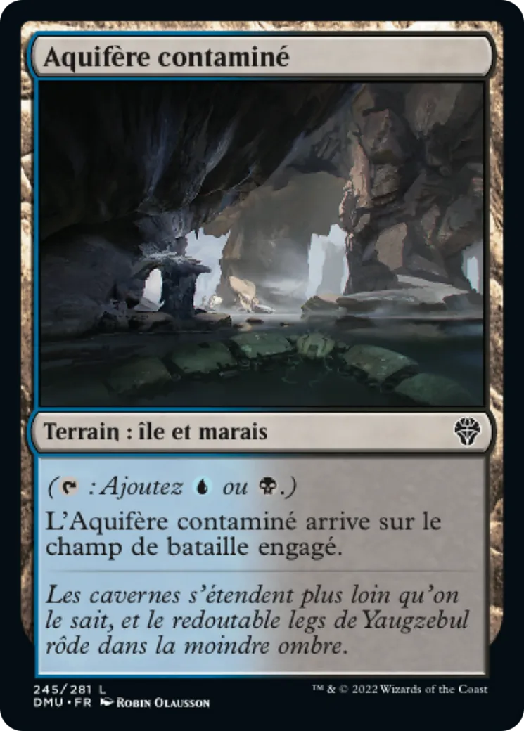 Aquifère contaminé — Dominaria United — Magic: The Gathering