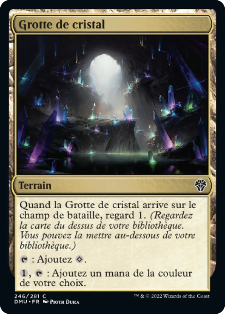 Grotte de cristal — Dominaria United — Magic: The Gathering