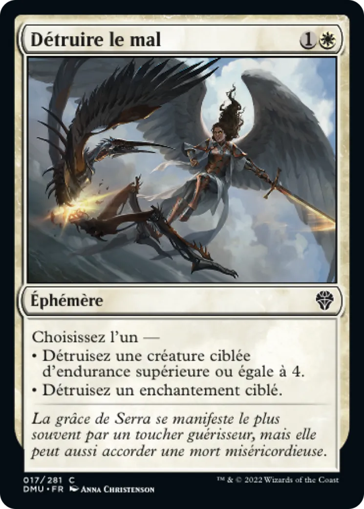 Détruire le mal — Dominaria United — Magic: The Gathering