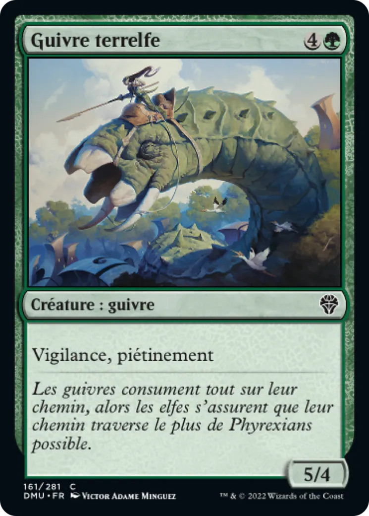 Guivre terrelfe — Dominaria United — Magic: The Gathering