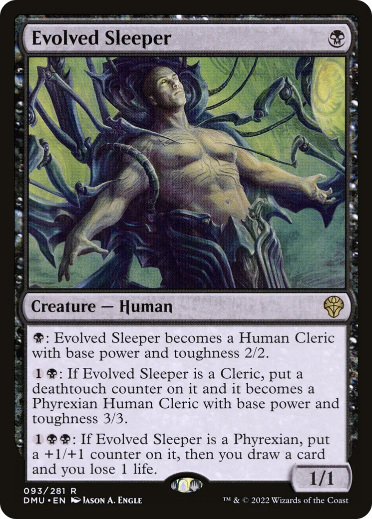 Evolved Sleeper — Dominaria United — Magic: The Gathering