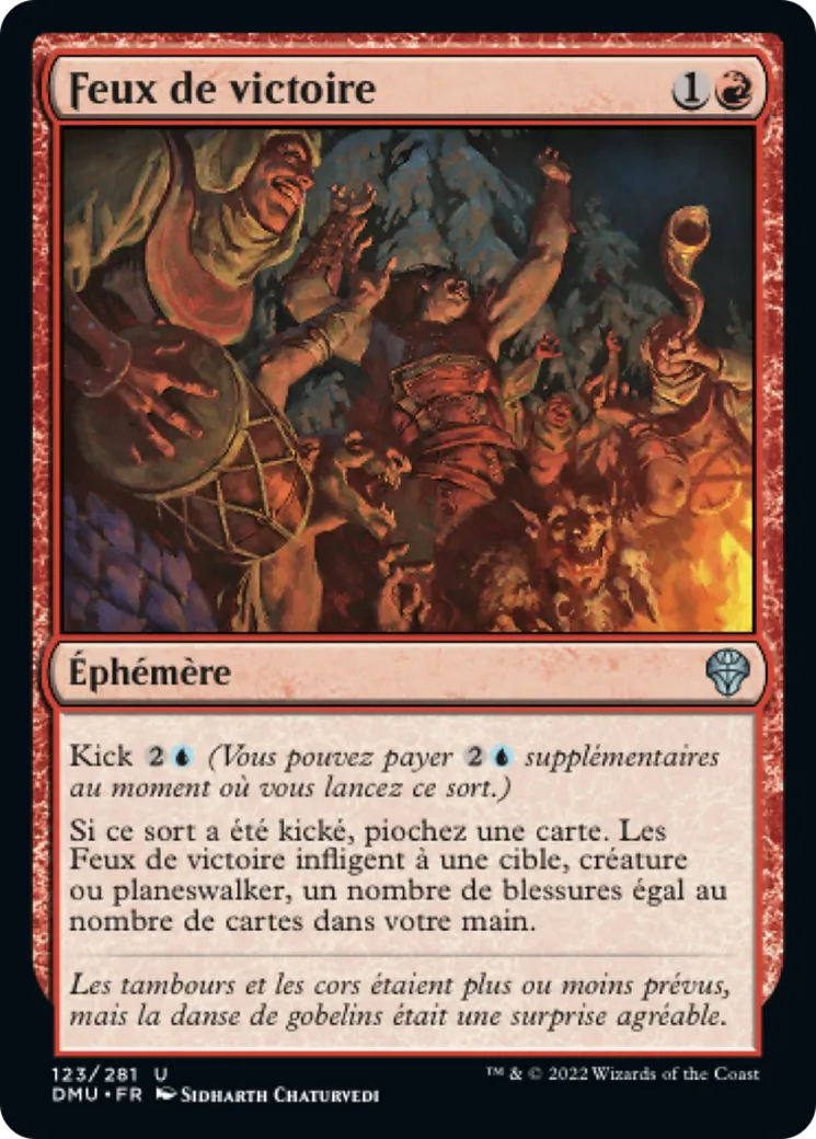 Feux de victoire — Dominaria United — Magic: The Gathering