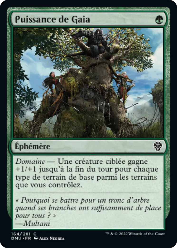 Puissance de Gaia — Dominaria United — Magic: The Gathering
